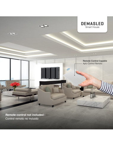 Tecla inalámbrica 2 efectos y Smart switch wifi y RF 2 efectos