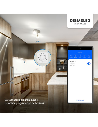 Tecla inalámbrica 2 efectos y Smart switch wifi y RF 2 efectos