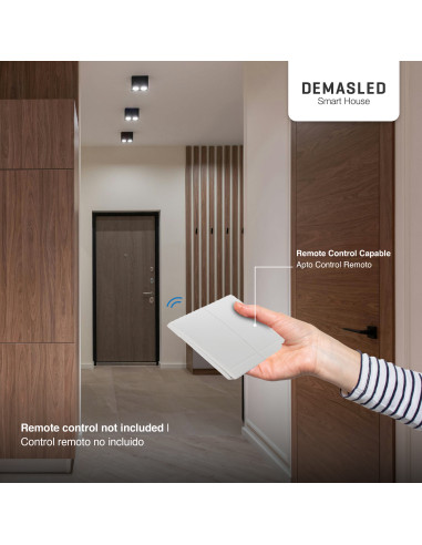 Tecla inalámbrica 2 efectos y 2 Smart switch wifi y RF 1 efecto