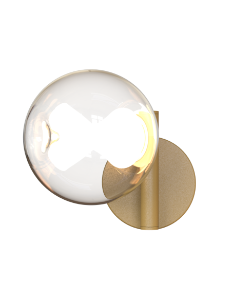 Aplique de pared LED Andrómeda 6W, oro - Mantra