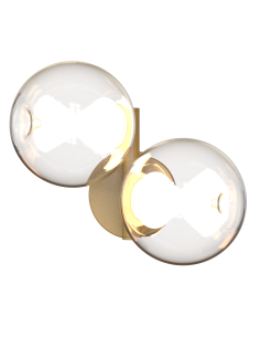 Aplique de pared LED Andrómeda 12W, oro - Mantra