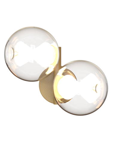 Aplique de pared LED Andrómeda 12W, oro - Mantra