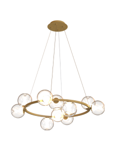Lámpara colgante LED Andrómeda 50W, oro - Mantra
