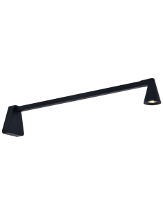 Aplique de pared LED Africa 5W 80 cm, negro - Mantra