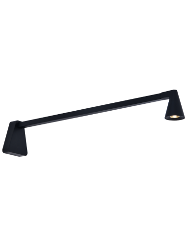 Aplique de pared LED Africa 5W 80 cm, negro - Mantra