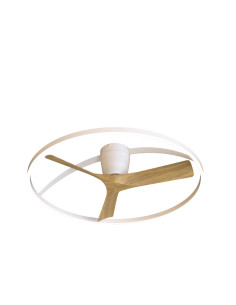 Ventilador de techo Nepal II con luz LED 45W y mando - Mantra