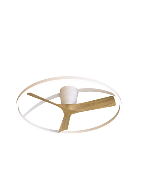 Ventilador de techo Nepal II con luz LED 45W y mando - Mantra