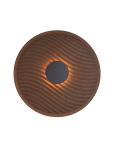 Aplique de pared LED Acustic 5W 45 cm, café - Mantra