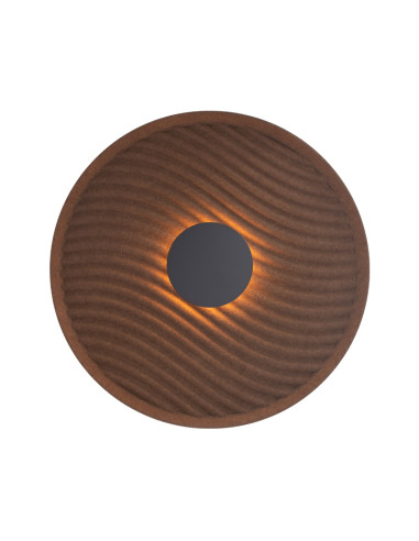 Aplique de pared LED Acustic 5W 45 cm, café - Mantra