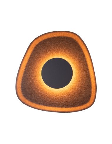 Aplique de pared LED Acustic 5W 26 cm, café - Mantra