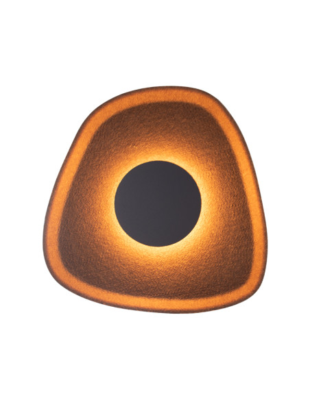 Aplique de pared LED Acustic 5W 26 cm, café - Mantra