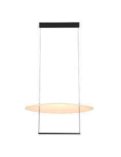 Lámpara colgante LED Sun II 39W regulable, negro - Mantra