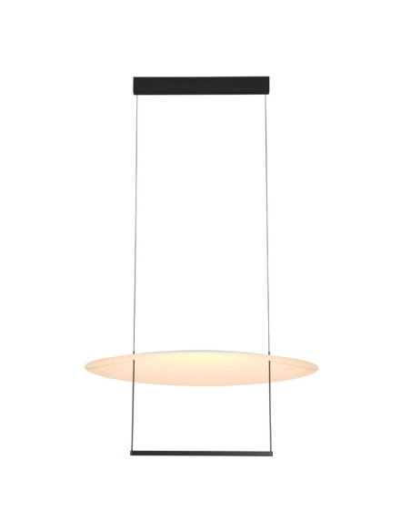Lámpara colgante LED Sun II 39W regulable, negro - Mantra