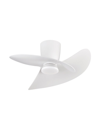 Ventilador de techo Ona con luz LED 18W y mando - Mantra