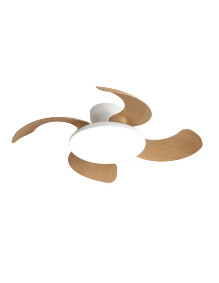Plafón ventilador Aloha II con luz LED 40W y mando - Mantra