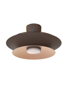 Plafón ventilador Patagonia con luz LED 20W y mando - Mantra