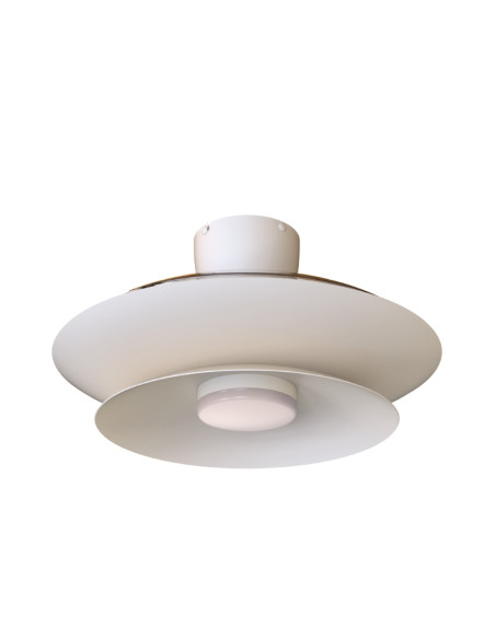 Plafón ventilador Patagonia con luz LED 20W y mando - Mantra