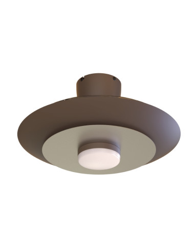 Plafón ventilador Kyoto con luz LED 20W y mando - Mantra