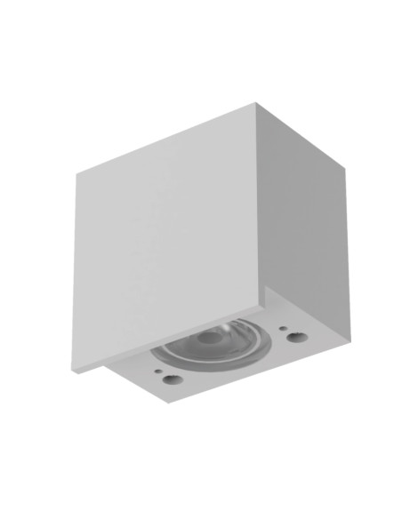 Bañador de pared LED exterior Shella cuadrado 3W IP65 - Mantra