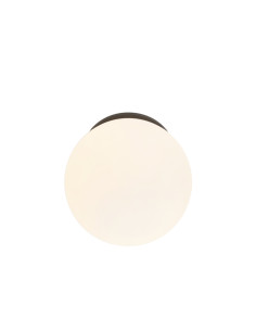 Plafón de exterior Interlaken IP54 G9, negro - Mantra