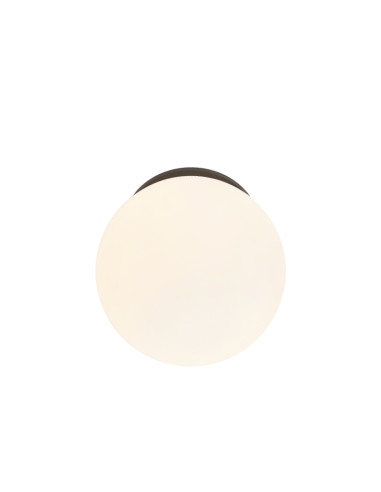 Plafón de exterior Interlaken IP54 G9, negro - Mantra