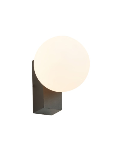 Aplique de exterior Interlaken IP65 G9, negro - Mantra