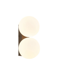 Aplique de exterior Interlaken IP54 2xG9, negro - Mantra