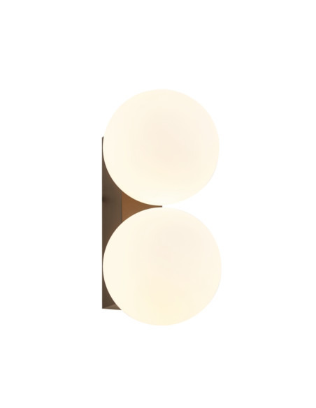 Aplique de exterior Interlaken IP54 2xG9, negro - Mantra