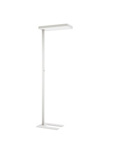 Lámpara de pie LED Marsala 55+45W regulable, blanco - Mantra