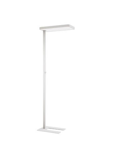 Lámpara de pie LED Marsala 55+45W regulable, blanco - Mantra