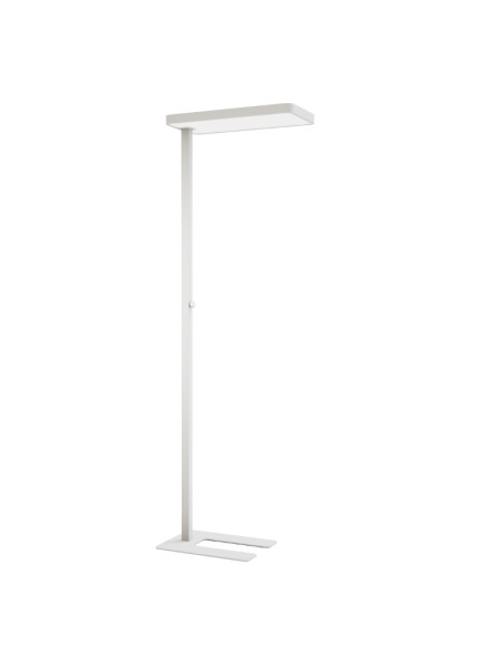 Lámpara de pie LED Marsala 55+45W regulable, blanco - Mantra