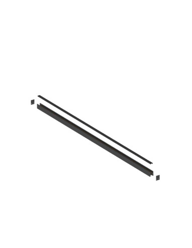 Perfil carril magnético 48V Magneto Mini 100 cm, negro - Mantra