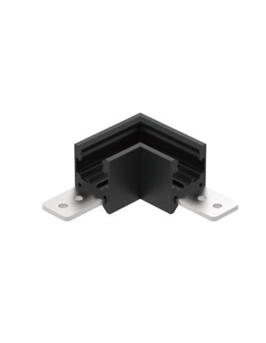 Ángulo 90º para carril magnético Magneto Mini, negro - Mantra
