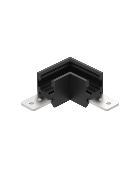 Ángulo 90º para carril magnético Magneto Mini, negro - Mantra
