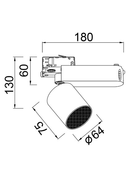 Altavoz Bluetooth Speak 10W para carril trifásico - Mantra