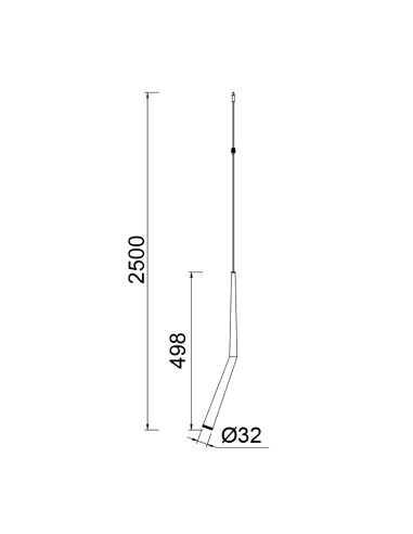 Colgante LED 24V Boomerang Modular Light 4,7W - Mantra