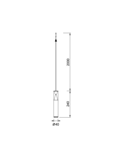 Colgante LED 24V Spark Modular Light 5,6W - Mantra