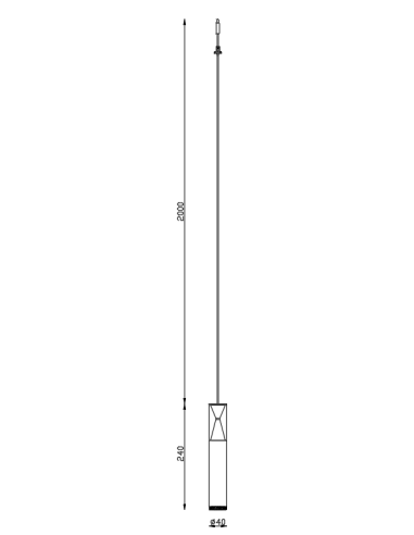 Colgante LED 24V Spark Modular Light 5,6W - Mantra