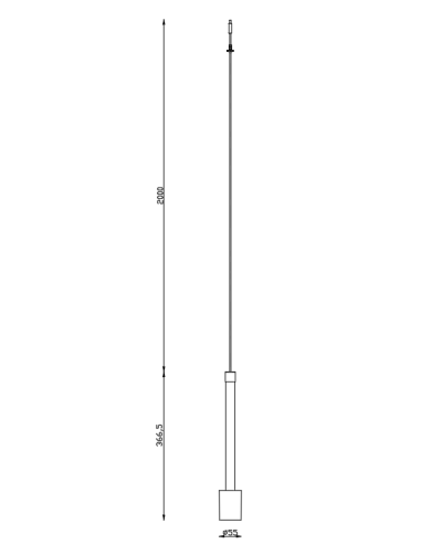 Colgante LED 24V Fugaz Modular Light 6W - Mantra