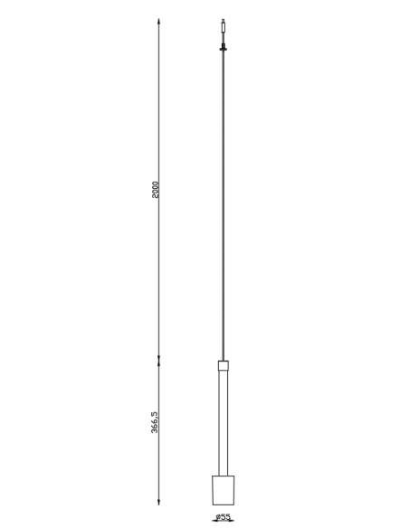 Colgante LED 24V Fugaz Modular Light 6W - Mantra