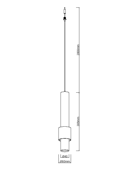 Colgante LED 24V Clifton Modular Light 5,5W - Mantra