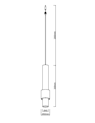 Colgante LED 24V Clifton Modular Light 5,5W - Mantra